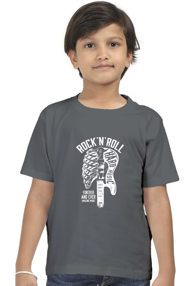 Rock n Roll Kids T-Shirt Steel Grey