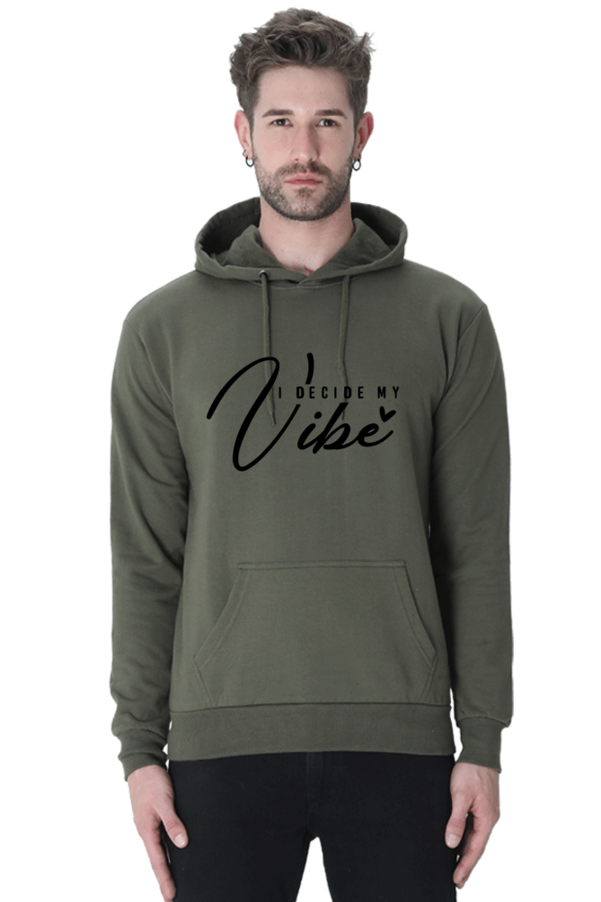 I decide my Vibe Casual Hoodie Olive Green