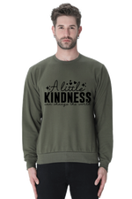 A Little Kindness Casual Sweatshirt Olive Green
