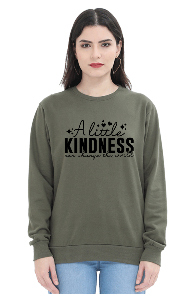 A little Casual Sweatshirt Olive Green