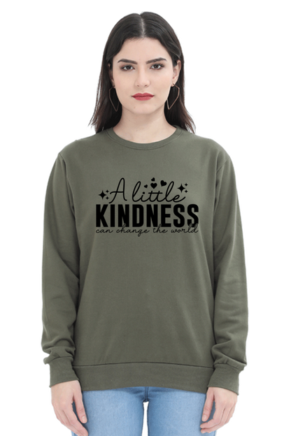 A little Casual Sweatshirt Olive Green