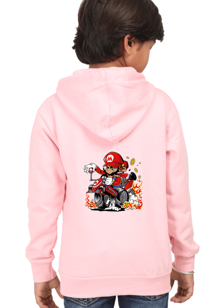 Mar Kids Hoodie Baby Pink