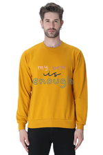 My Best is Enough Casual Sweatshirt Mustard Yellow