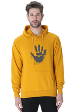 Palm Casual Hoodie Mustard Yellow