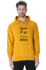 Never let go Casual Hoodie Mustard Yellow