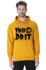 You can do it Casual Hoodie Mustard Yellow