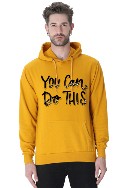 You can do this Unisex Casual Hoodie Mustard Yellow