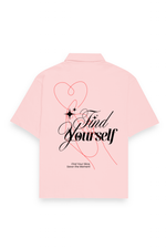 Find Oversized Shirt Light Baby Pink