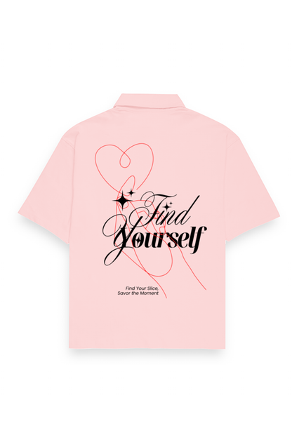 Find Oversized Shirt Light Baby Pink