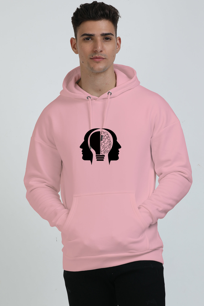 Memory Unisex Oversized Hoodie Light Baby Pink