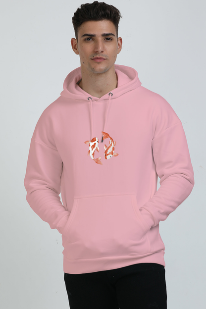 Koi Unisex Oversized Hoodie Light Baby Pink