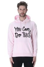 You can do this Casual Hoodie Light Baby Pink