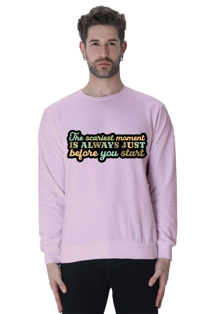 Start Unisex Casual Sweatshirt Light Baby Pink