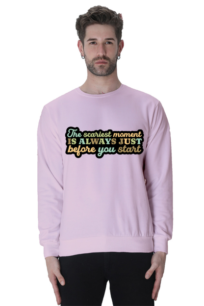 Start Unisex Casual Sweatshirt Light Baby Pink