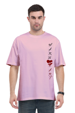 Warm Hearts Oversized T-Shirt Light Baby Pink