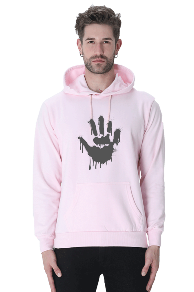 Palm Unisex Casual Hoodie Light Baby Pink