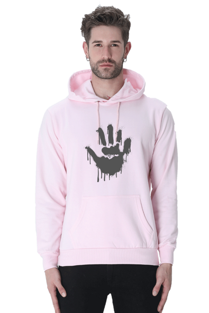 Palm Casual Hoodie Light Baby Pink