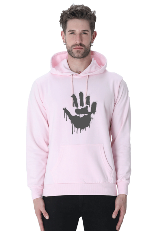 Palm Casual Hoodie Light Baby Pink