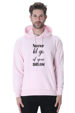 Never let go Casual Hoodie Light Baby Pink