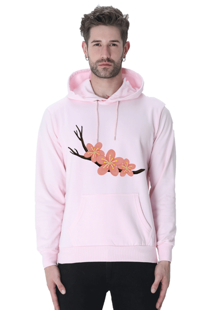 Sakura Casual Hoodie Light Baby Pink