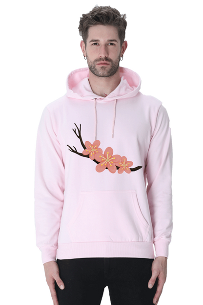 Sakura Casual Hoodie Light Baby Pink