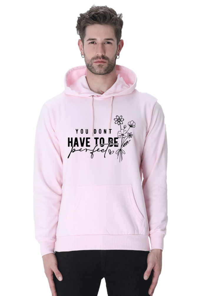 You don't Casual Hoodie Light Baby Pink