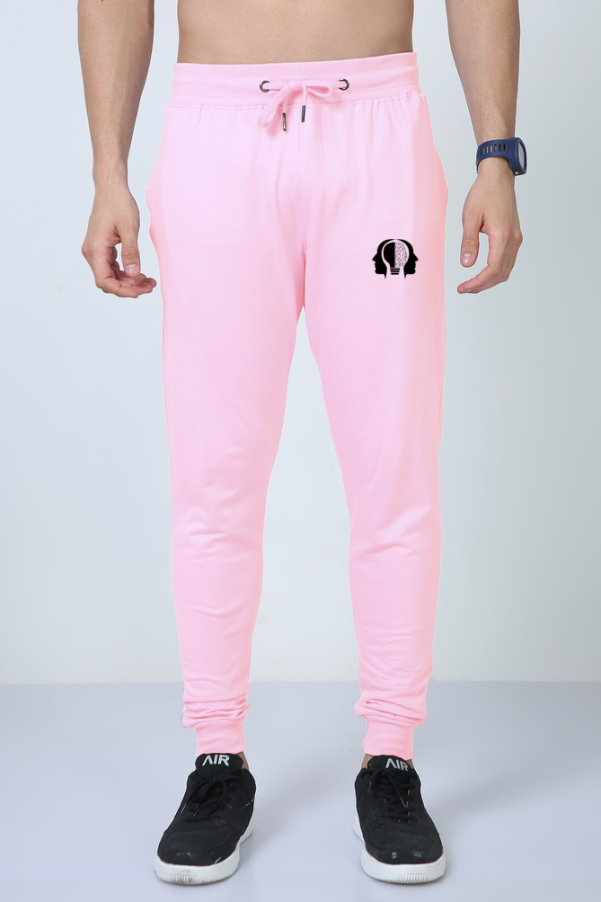 Brain Memory Unisex Joggers Light Baby Pink