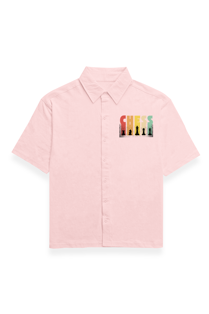 Chess Oversized Cotton Shirt