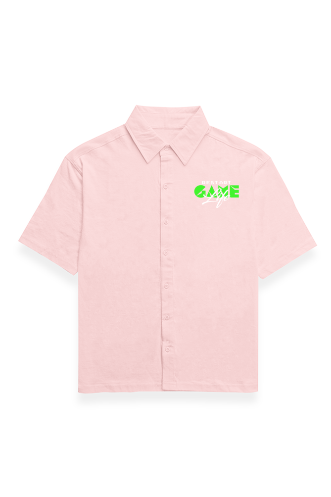 Restart Oversized Cotton Shirt