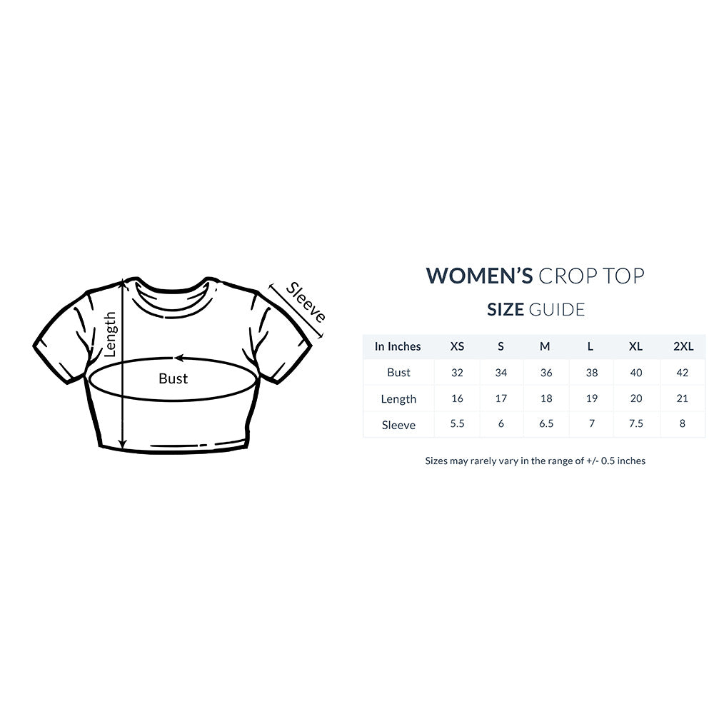 Rise Above It B Women's Crop Top