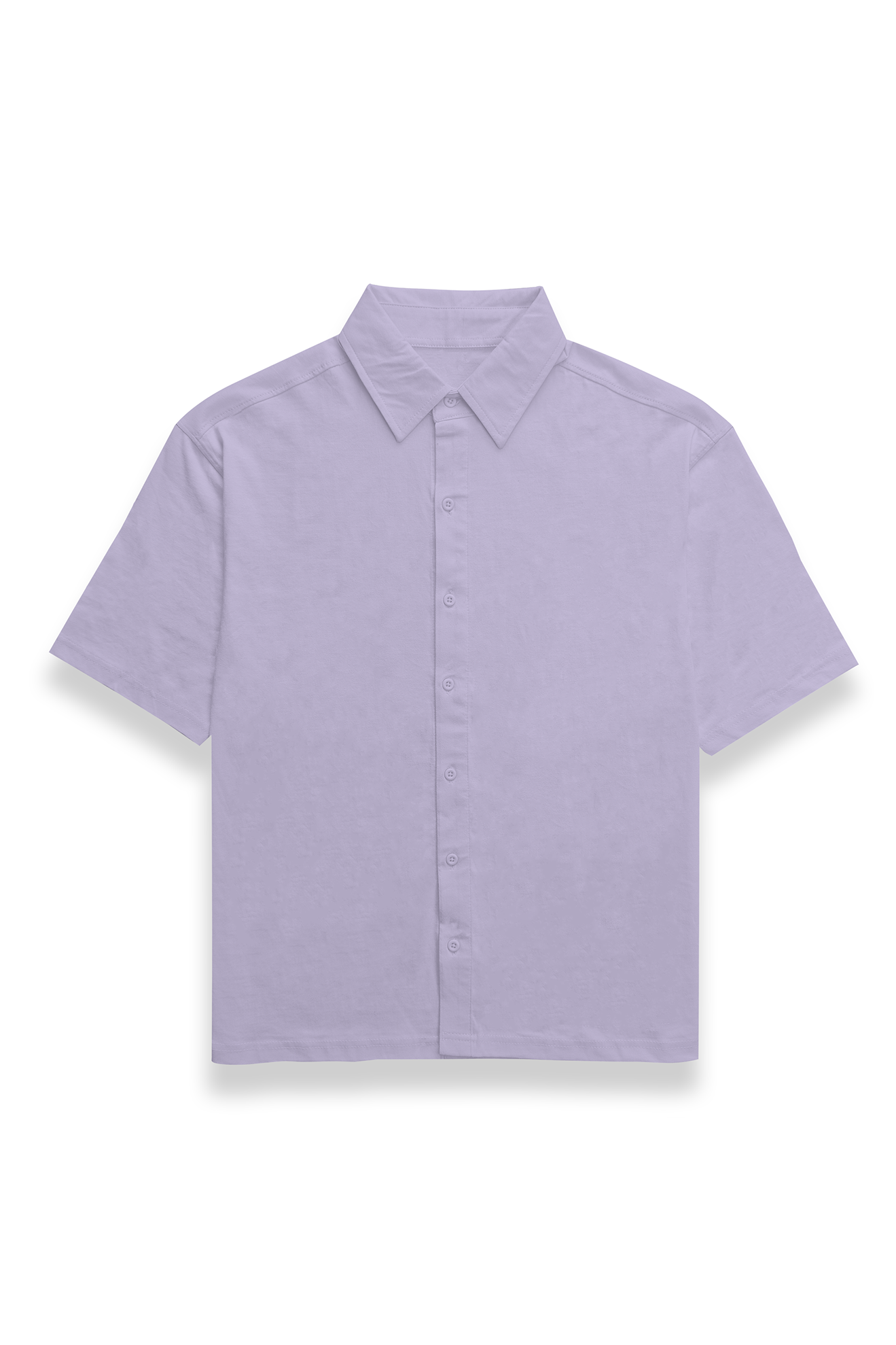 Premium Oversized Plain Shirt Lavender