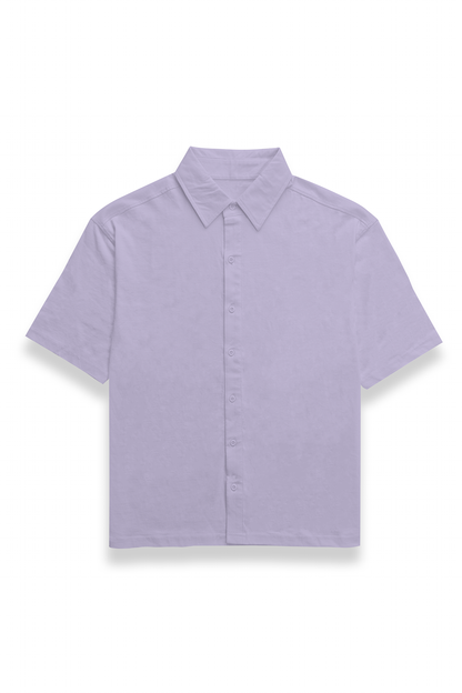 Unisex Premium Oversized Plain Shirt Lavender