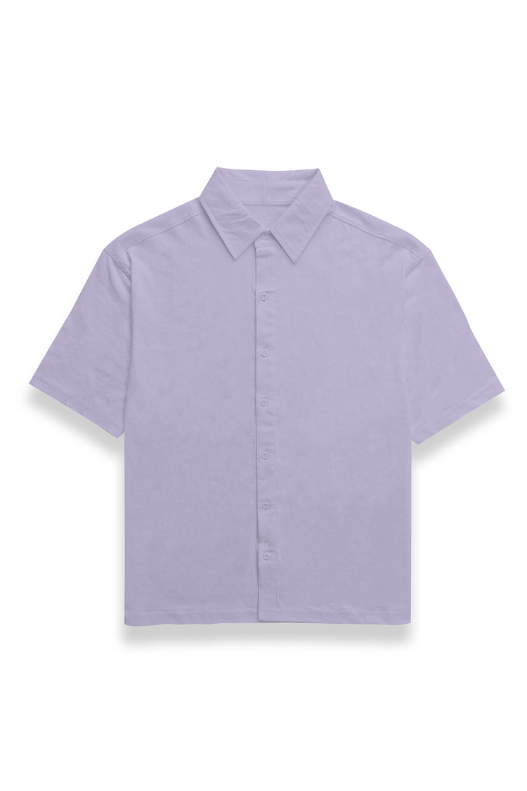 Premium Oversized Plain Shirt Lavender