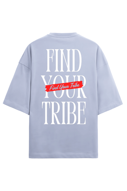 Find Your Tribe Unisex Terry Oversized T-Shirts Lavender