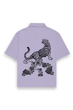 Tiger and Rose Oversized Shirt Lavender