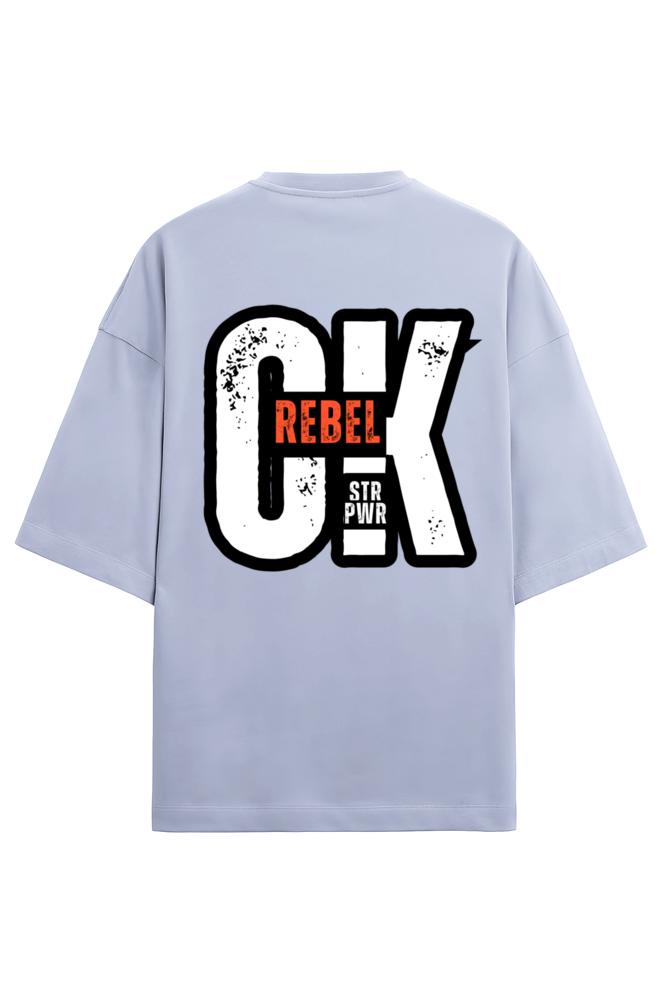 OkRebel Terry Oversized T-Shirt Lavender
