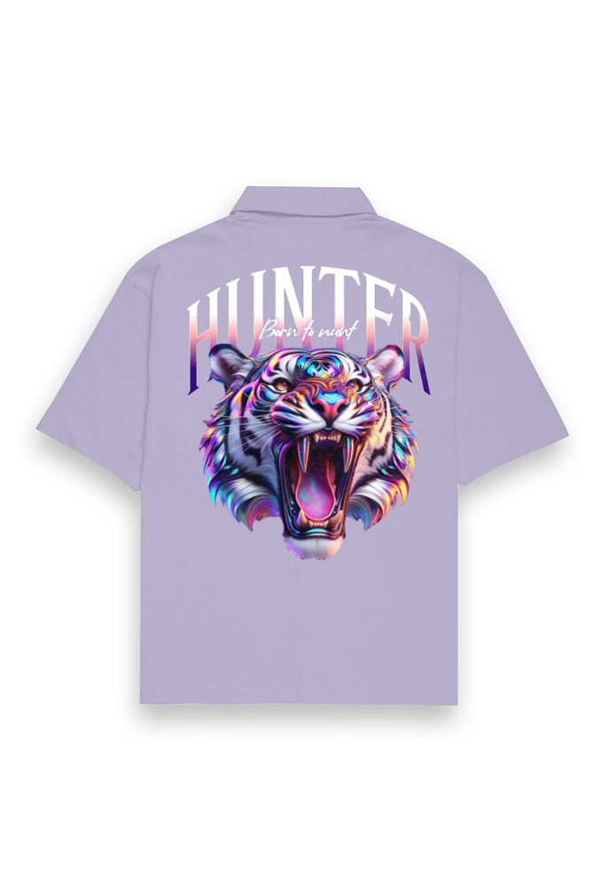 Hunter Oversized Cotton Shirt Lavender