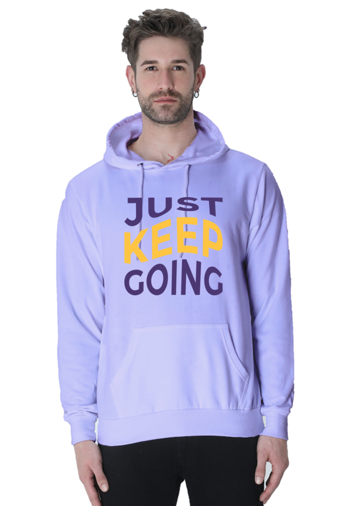 Just Keep Going Unisex Casual Hoodie