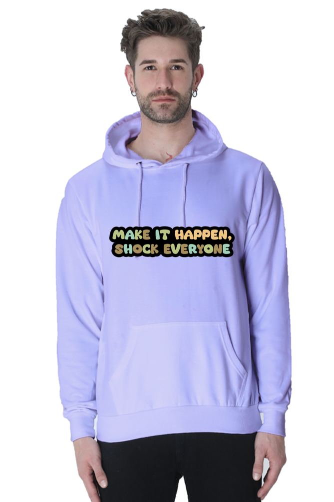 Make it happen Unisex Casual Hoodie Lavender