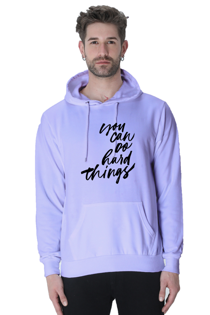 You can do hard things Casual Hoodie Lavender