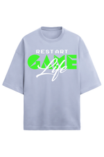 Restart Terry Oversized T-Shirt Lavender