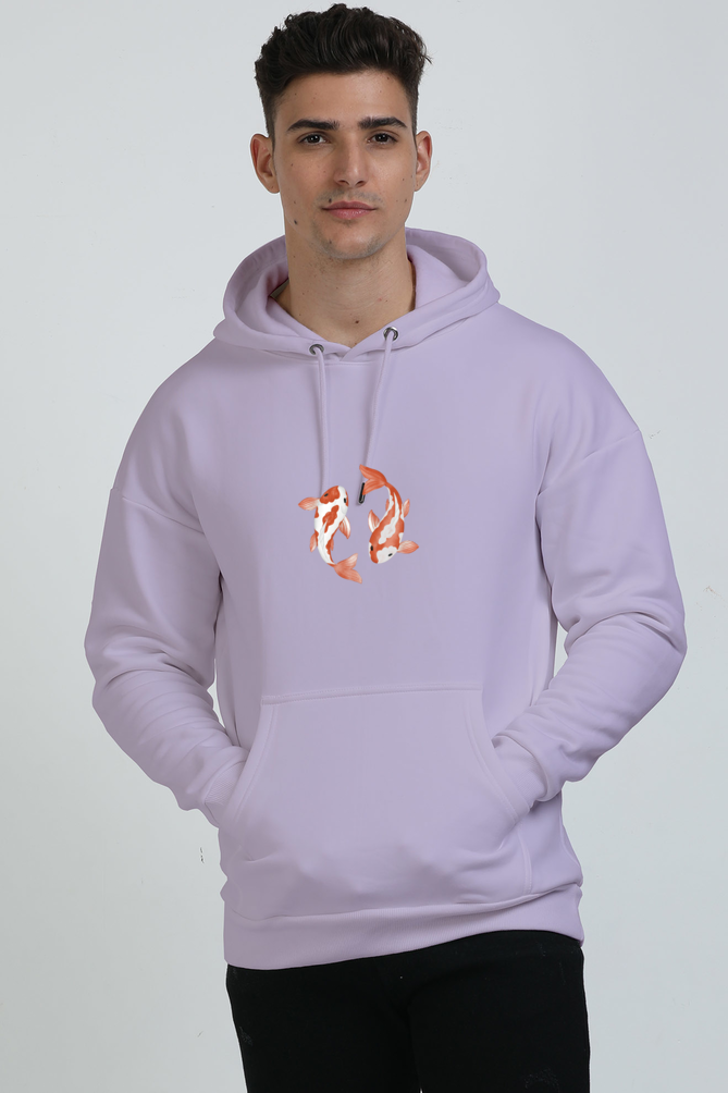 Koi Unisex Oversized Hoodie Lavender