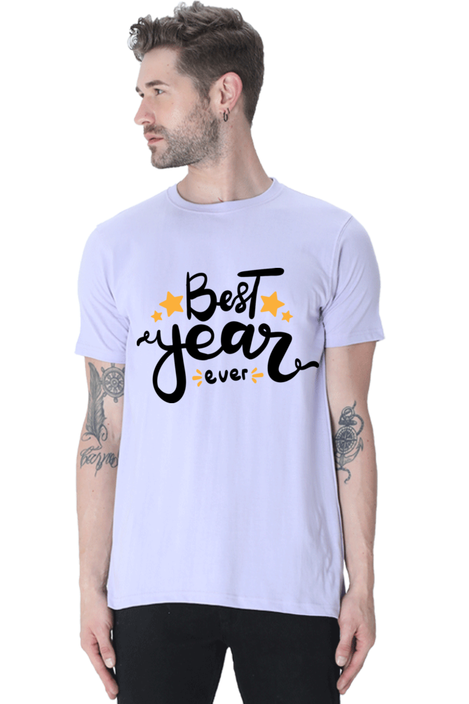 Best Year Half Sleeve T-Shirt Lavender