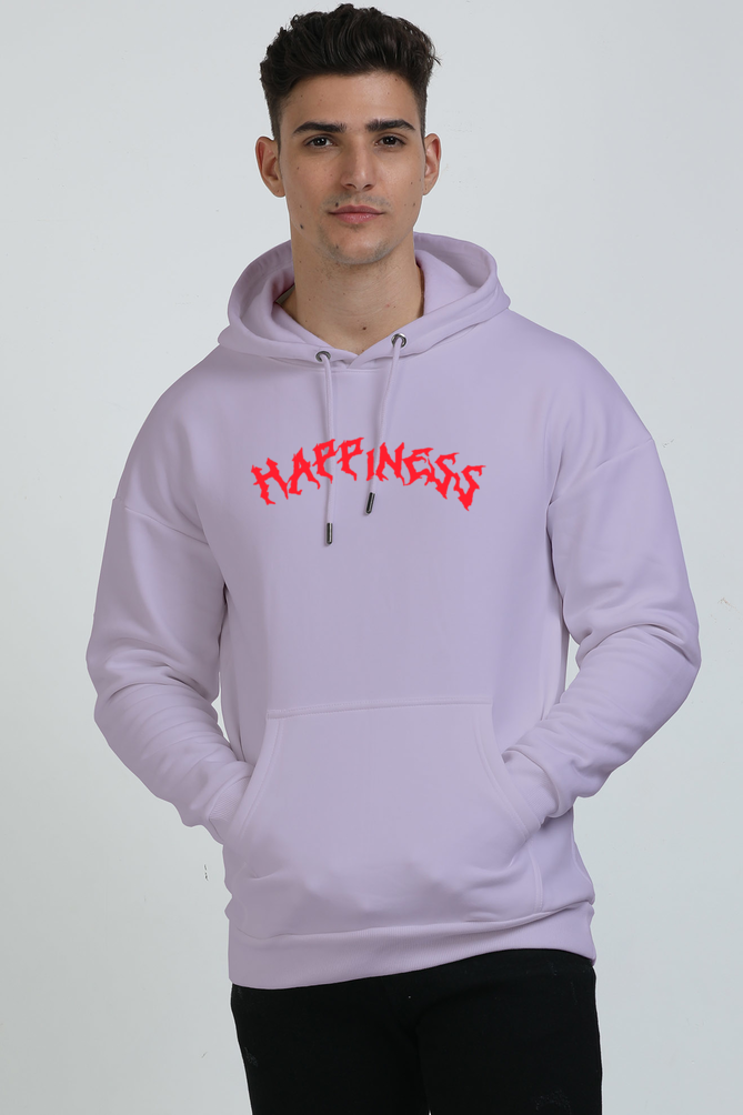 Happiness Unisex Oversized Hoodie Lavender