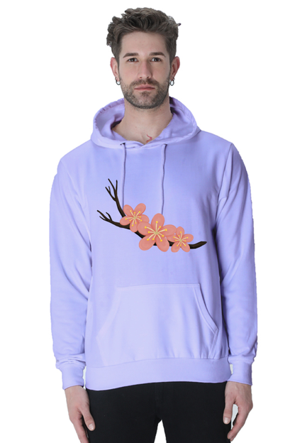 Sakura Casual Hoodie Lavender