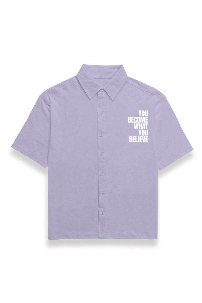 Believe Oversized Cotton Shirt