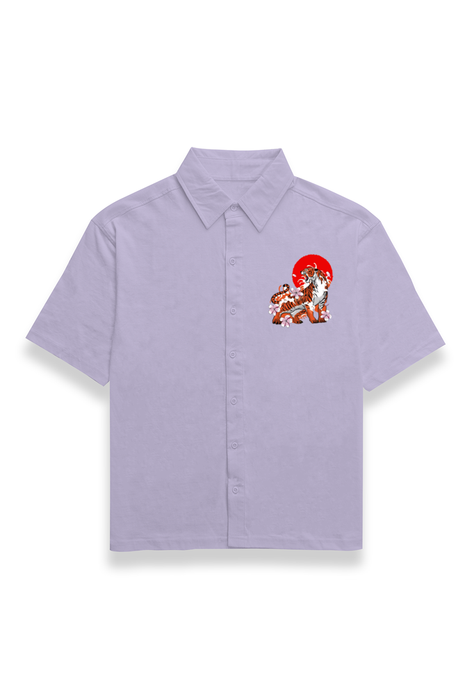 Tiger Oversized Cotton Shirt