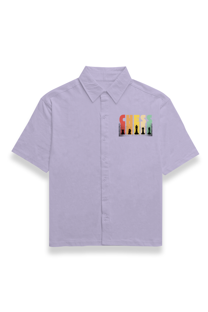 Chess Oversized Cotton Shirt