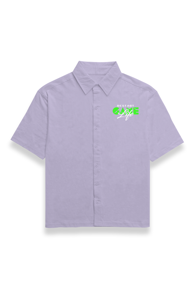 Restart Oversized Cotton Shirt