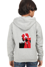 Spider Kids Hoodie Grey Melange